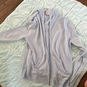 Sonoma Blue Zip-up Hooded Sweater